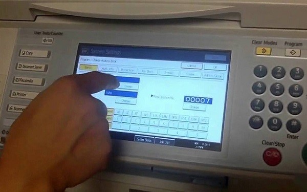 Hướng dẫn scan bằng máy photocopy Ricoh